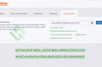 Gửi nhận email cho website không bao giờ vào spam box